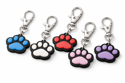 Llavero de Huella de Perro